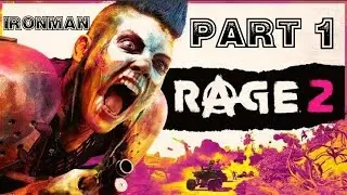Rage 2 - Ironman Mode Playthrough part 1 (Vineland Power Ups)