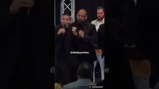 Raymond Ayala (DY) junto a sus hermanos Nomar y Melvin Ayala hablando en la congregación