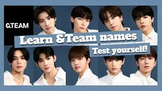 Learn &Team names - TEST YOURSELF #&team 