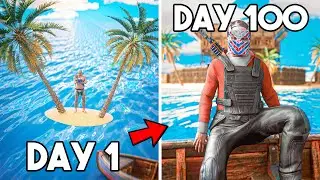 100 Days On A Stranded Island in Rust
