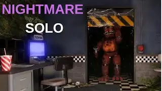 Nightmare Solo Gameplay - Roblox FNAF: Eternal Night