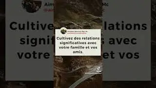 Cultivez des relations significatives #shortvideo #motivation #gratitudemindset #gratefulmindset