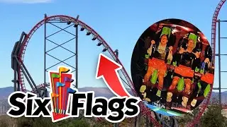 Потеряли голову на самых страшных аттракционах | Парк 6 Flags Magic Mountain USA, CA