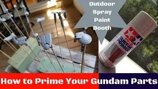 How to Prime Gundam Parts for Paint