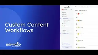 How to Create Custom Content Workflows on Narrato