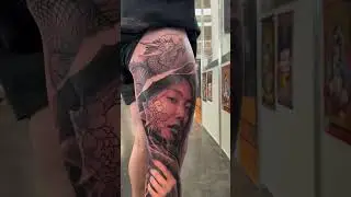 Another look at this stunning piece by Sam Tattoos at Milano Tattoo Convention! 😱🇮🇹 | #Shorts