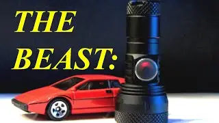 Maratac Peanut BEAST Flashlight: 520 LUMENS, 1020 ft. THROW, on your KEYS?!