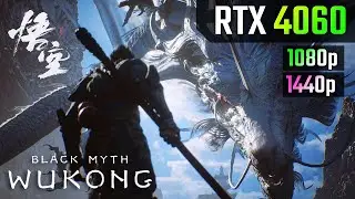 Black Myth: Wukong : RTX 4060 - 1080p vs 1440p (FSR)