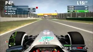F1 2012 - Multiplayer Video 2 (No Assists - assists was allowed though)