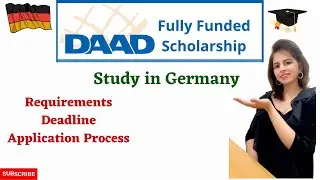 DAAD Scholarship/ Study in Germany/ Eligibility Criteria/ Requirements
