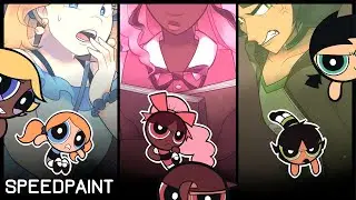 You Again! - The Powerpuff Girls (SPEEDPAINT)