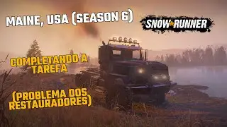 SnowRunner  (ANK MK38 CIVIL) Entregando carga em estradas alagadas !! Maine, USA (Season 6)