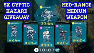 War Robots: 5x Cryptic Hazard Giveaway & Gameplay | 