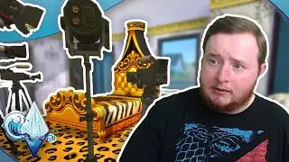 The Sims 4 build challenge where each room is a different pack but it goes wrong, so wrong...
