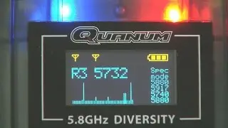 Quanum 5.8GHz FPV diversity receiver - on the bench