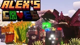 Otro mod de cuevas - Alex's Caves 1.20.1 - Mod Review