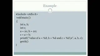 global and local variables in C