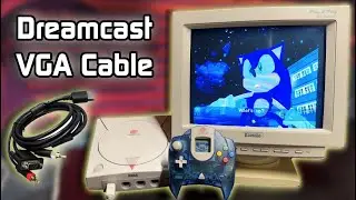 Sega Dreamcast VGA on a Vintage CRT Monitor!