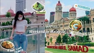 Eng) Korean Try Nasi kerabu & Mee Siam Goreng l Visit Merdeka Square lTry iced sweet dessert Cendol~