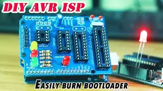 How To  Make AVR ISP Programmer & Burn Bootloader for Arduino | jlcpcb