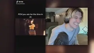 xQc reacts to asking for the time in the UK