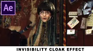 Harry Potter's Invisibility Cloak Effect in After Effects Tutorial