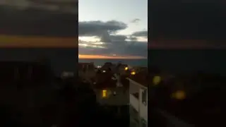Akşamüstü İstanbul şile den muhteşem manzara