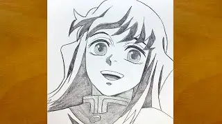 Anime drawing | How to draw Tokitou Muichirou from Demon Slayer | Draw Anime