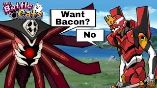 How To Beat Any Eva Angel Stages  - The Battle Cats Evangelion Collab (Zeruel The 10th Angel)