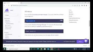 K6 installtion in windows