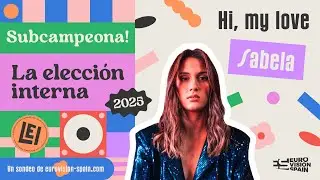SABELA (2ª en La Elección Interna 2025): “He decidido ponerme a componer para el Benidorm Fest”