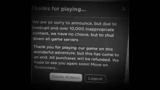 THIS might actually be the real reason roblox has shut down.
