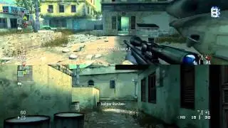 Partie sur CoD 4 en écran scindé