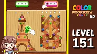 Color Wood Screw Level 151 Solution Walkthrough