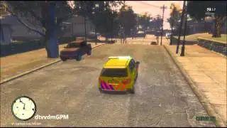 Dutch Ambulance responding to a call (Grand Theft Auto IV)