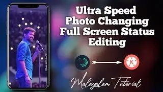 Trending Ultra Speed Photo Changing Status Video Editing|Kinemaster Editing Tutorial