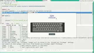 Python in Emacs 0049 - How to open and close a Kivy keyboard?