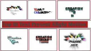 Top 5 Text animation alight motion || alightmotion Text Preset || text effect alight motion