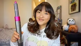 Dyson Airwrap Styler on fine hair | 30mm Airwrap barrels| Asian Features ✌️