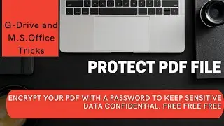 Protect PDF file I  Encrypt your PDF with a password to keep sensitive data confidential.