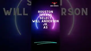 Houston Texans 3rd Pick of the Draft