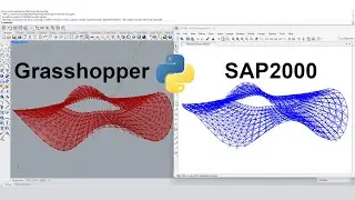Grasshopper Python Pip Install | Python SAP2000 | Grasshopper to SAP2000