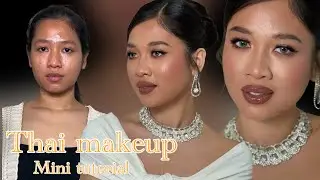 BEDA ORANG?? 😨😨 || Thai Makeup Look di kulit sawo matang #bridal #thailookstyle