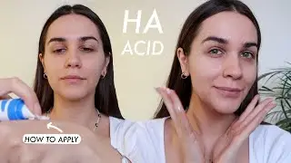 The secret way to apply Hyaluronic Acid for amazing results 💦  HA | plumb, hydrated and young skin