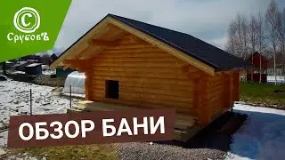 Строительство бани | Сруб 6х6+2
