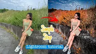 dark orange lightroom tutorial,   