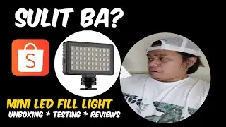 Sulit ba? UNBOXING MINI LED VIDEO LIGHT