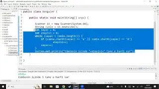 Java Dersleri: 13 - Döngüler 2: Örnekler