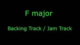 F major 1 Hour Piano And Bass Backing Track Jam Track With  / Gm / C7 /  FMaj7 / D7 /