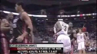 Players of the Week for March 27-April 2, 2006: Lebron James and Yao Ming